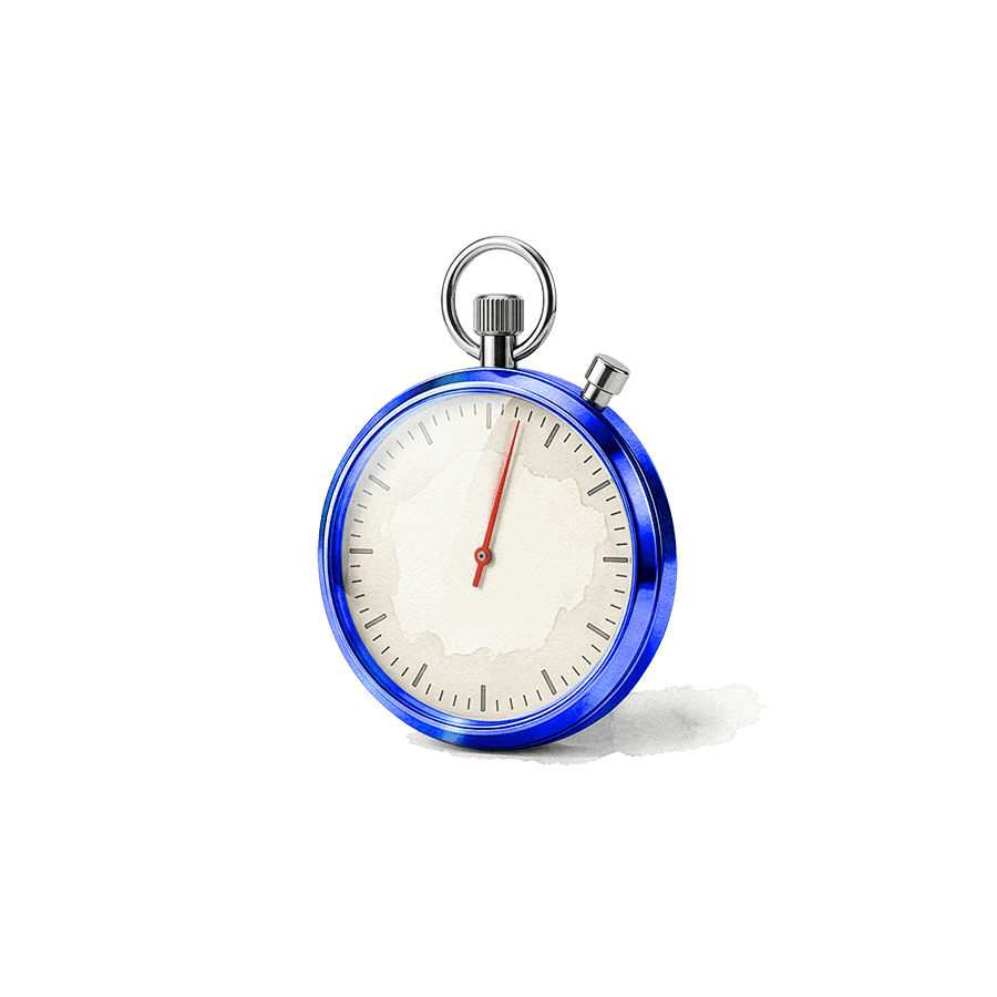 Illustration d'un chronomètre représentant la performance et le suivi des résultats