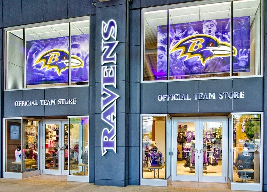 ravens team store m&t bank stadium