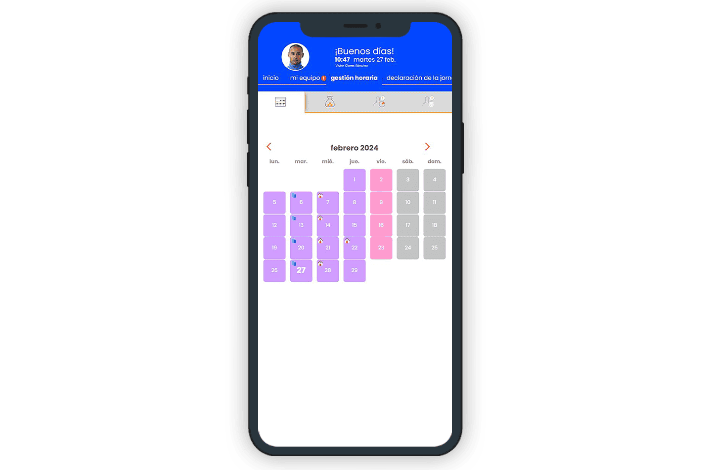 cegid visualtime-vista-empleado-cal-mobile