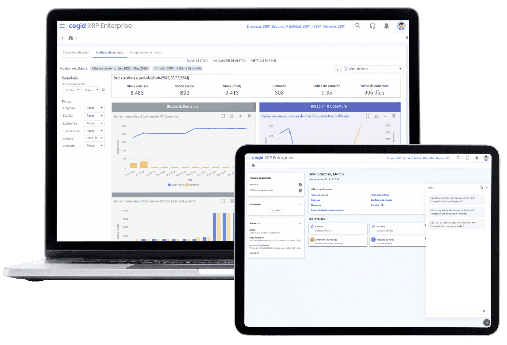 herramienta Cegid XRP Enterprise