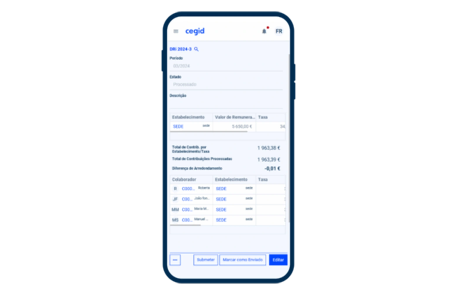 Mockup Software RH Payroll
