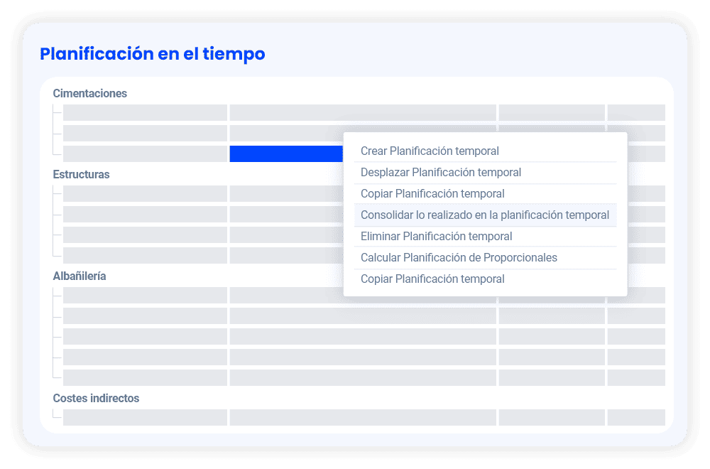 Cegid Sigrid planificación en tiempo