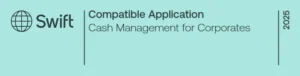 SWIFT compatible application corporates cash management 2025 logo