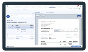 Recibo de vencimento no Cegid Business