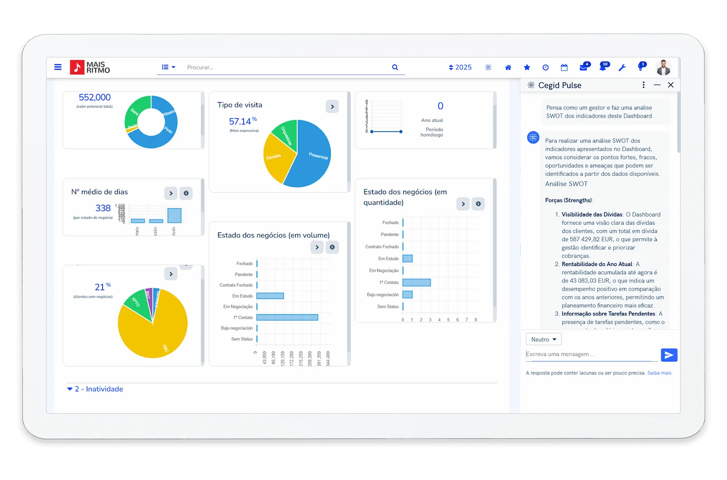 Mockup de Cegid PHC CS Evolution