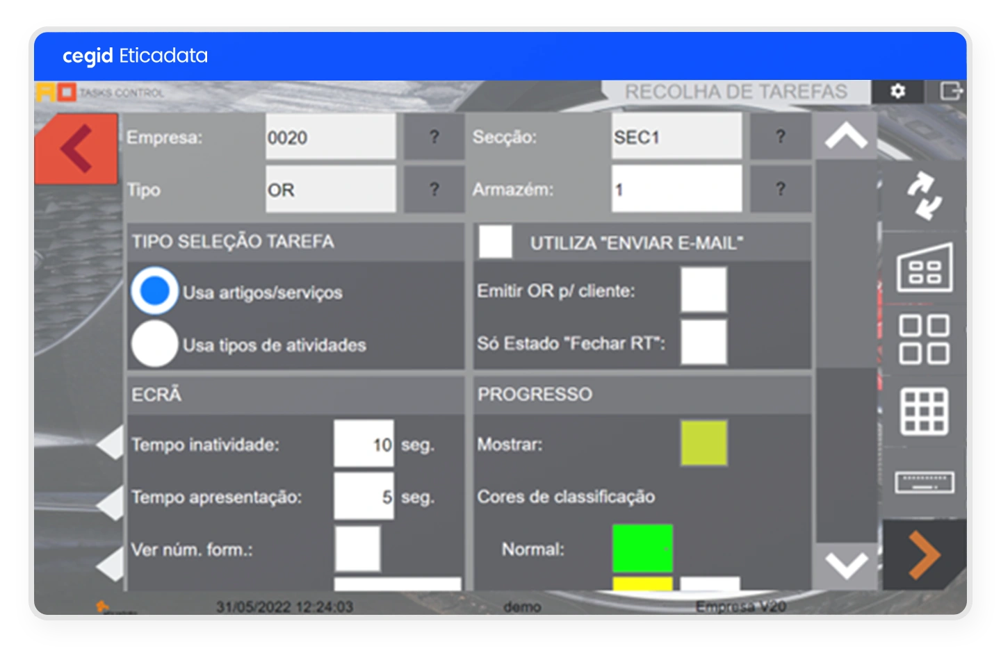 Mockup de Cegid Eticadata