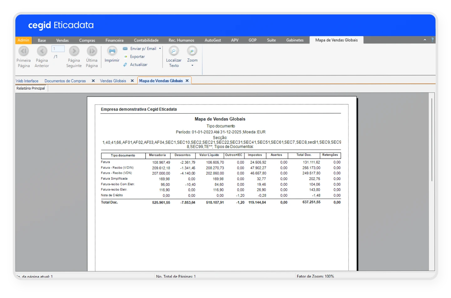 Mockup de Cegid Eticadata