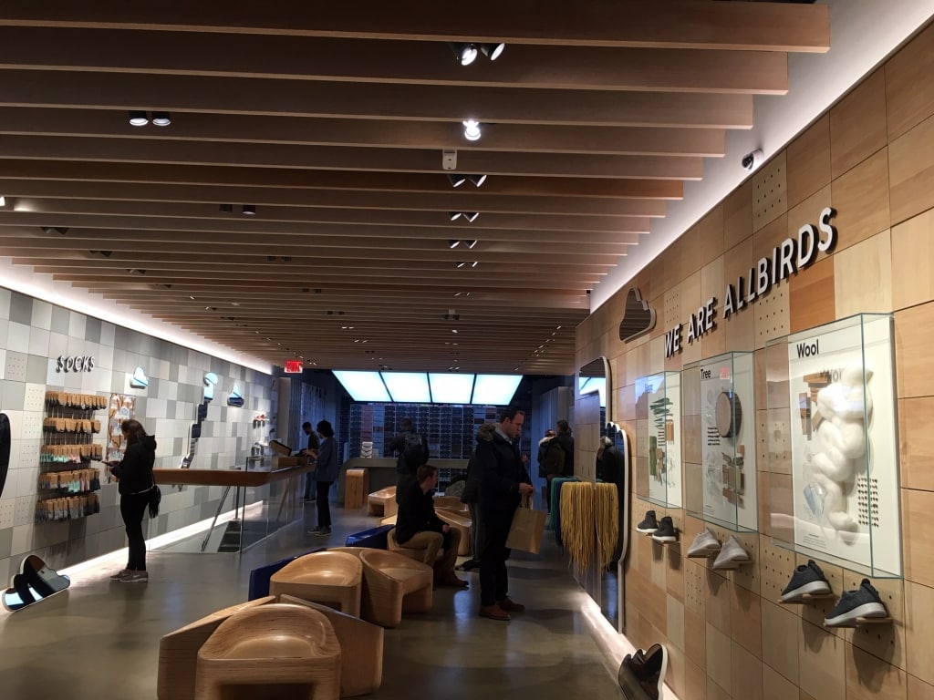 Allbirds nyc hotsell flagship